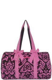 Quilted Duffle Bag-PDMQ2626/BR/PK